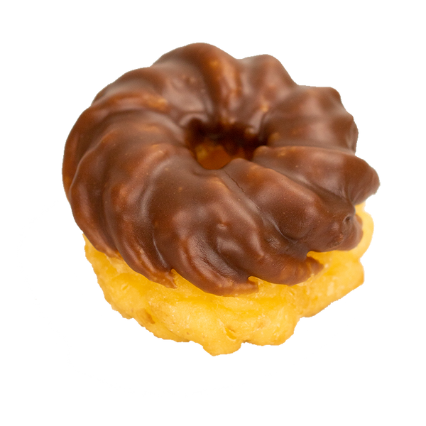 Chocolate French Crueller Donut Bank