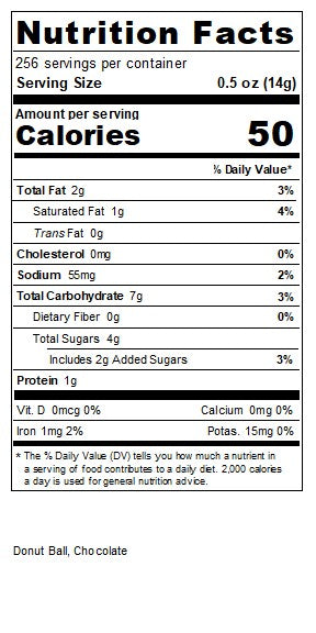 Chocolate Cake Donut Ball